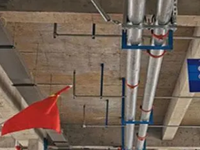 柞水管廊支架的安装方法
